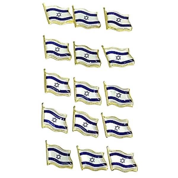סיכת דש דגל ישראל מתנוסס 15 יח'