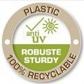 אישור פלסטיק ממוחזר וללא קרני UV לאוהל טיפי לילדים