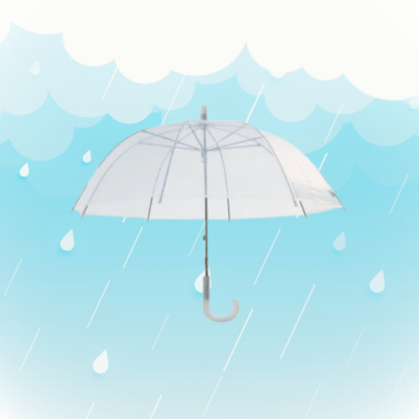 מטריה שקופה ליצירה