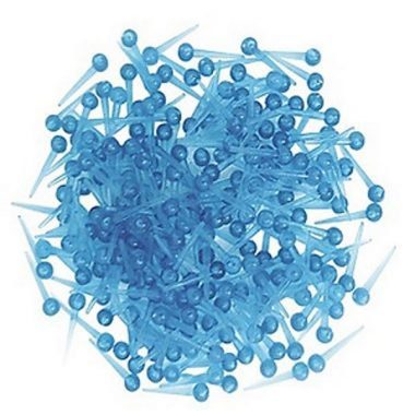 סיכות נעיצה ראש אגול ליצירה - טורקיז