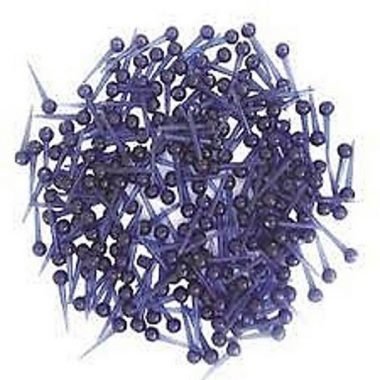 סיכות נעיצה ראש עגול ליצירה סגול/ כחול