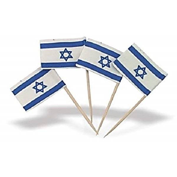 קיסמים דגל ישראל 100 יח'