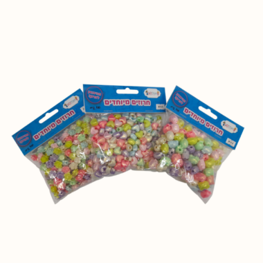 חרוזים מטאלי במגוון צורות